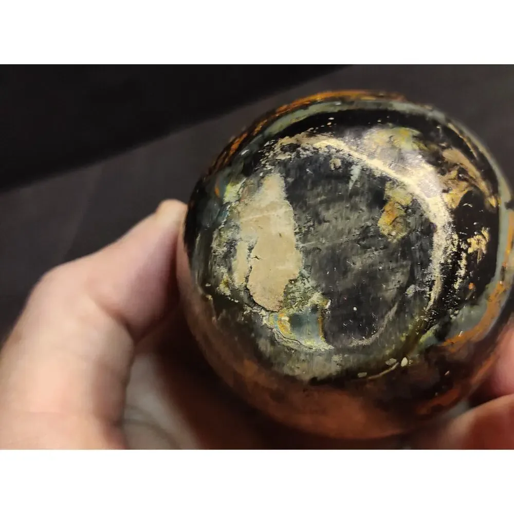 Handmade vintage marbled